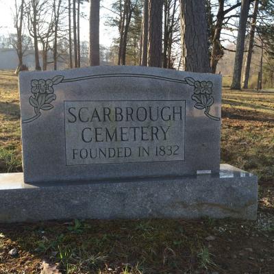 Scarborobugh Cemetary Sign